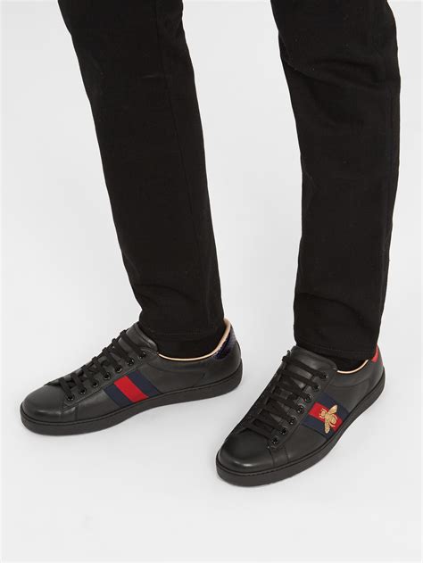 gucci sneakers with black jeans men|farfetch gucci sneakers men.